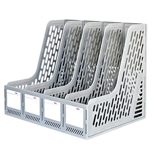 File nhựa cứng 4 ngăn đứng -Deli 9846