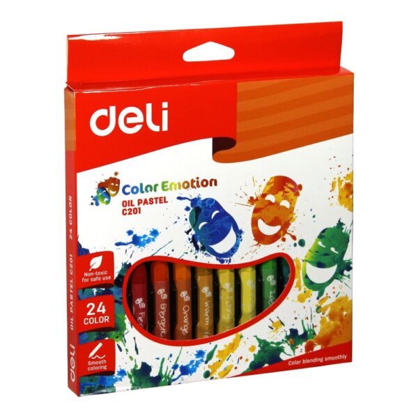 Bút sáp 24 màu deli C20120