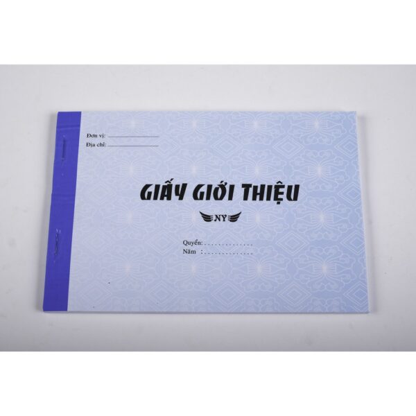 Giấy giới thiệu 1 liên 13x19cm-nganhung