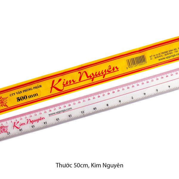 Thước kẻ mica 50cm-nagnhung